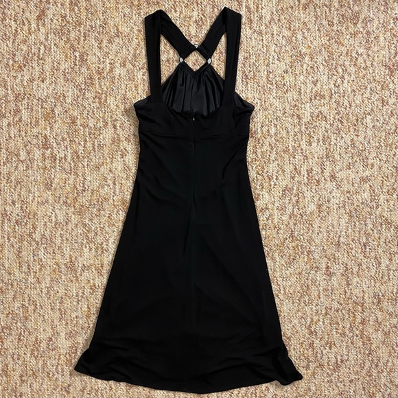 Vintage 90s Nine West X strap halter dress - Picture 4 of 8